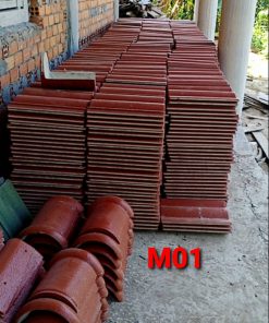 Alternative view of Ngói Thái SCG dạng sóng M01 - Red
