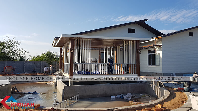 Nhà lắp ghép đẹp như Villa tại Ninh Thuận - Khôi Anh Home