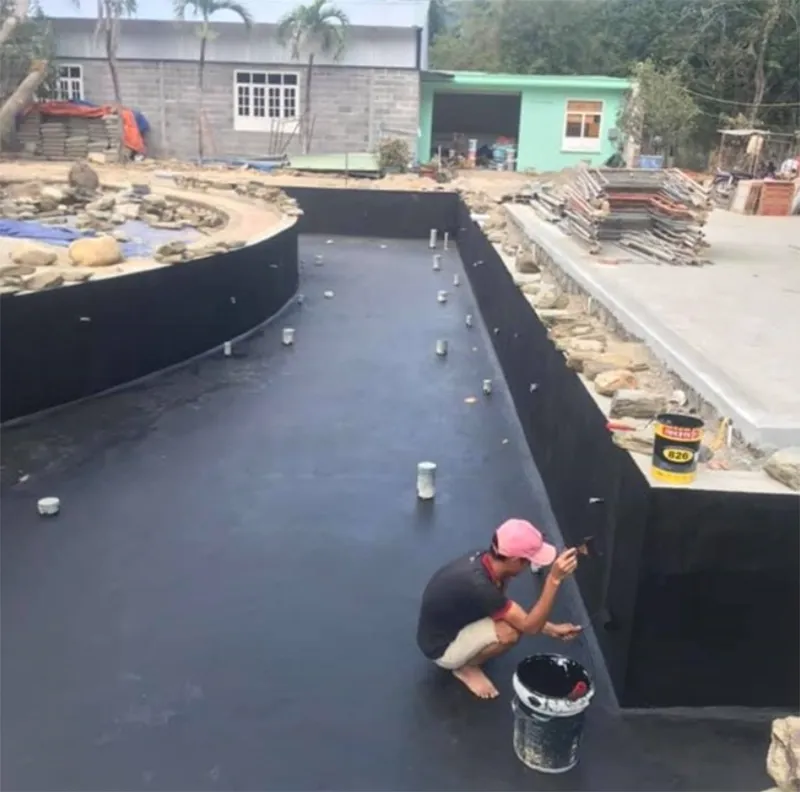 Chống thấm bằng sơn epoxy gốc nước hoặc gốc dầu