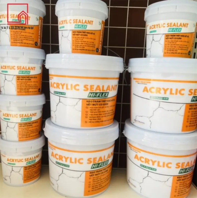 Keo Trám Vết Nứt Tường Hi-Flex Sealant – loại keo ưu việt được nhiều người lựa chọn để xử lý những vết nứt tường