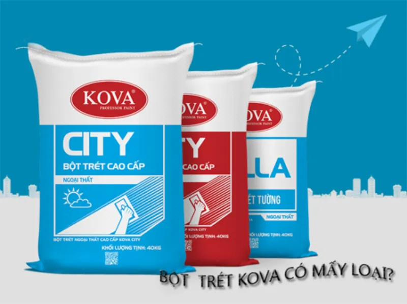 Bột trét tường Kova