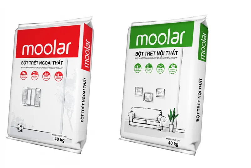 Bột trét tường Moolar