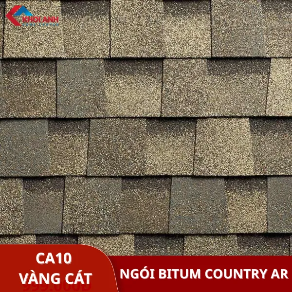 Ngói dán bitum đa tầng màu vàng cát Technonicol – Country Ar