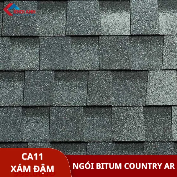 Ngói dán bitum đa tầng màu xám đậm Technonicol - Country Ar
