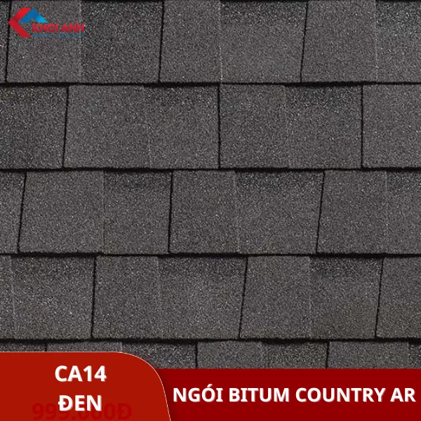 Ngói dán bitum màu đen đa tầng Technonicol - Country Ar