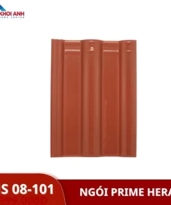 Ngói tráng men Prime Hera 08-101 màu đỏ