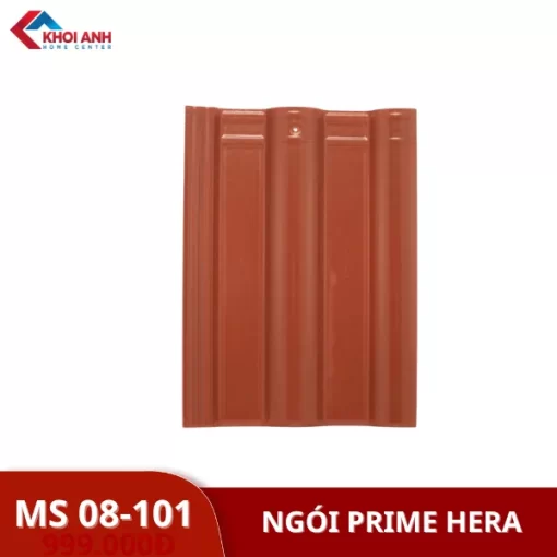 Ngói tráng men Prime Hera 08-101 màu đỏ