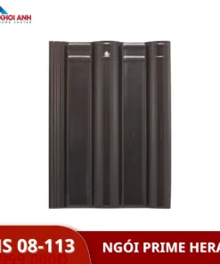Ngói tráng men Prime Hera 08-113 màu ghi đen