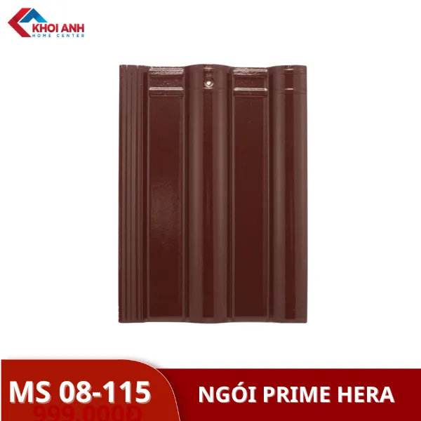 Ngói Tráng Men Prime Hera 08-115 đỏ mận