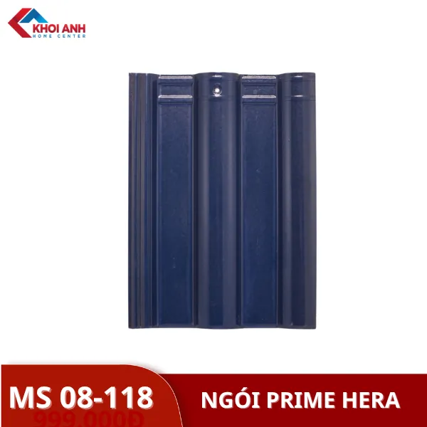 Ngói tráng men Prime Hera 08-118 màu xanh dương